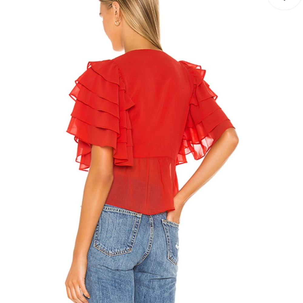 Red blouse - Picture 3 of 5